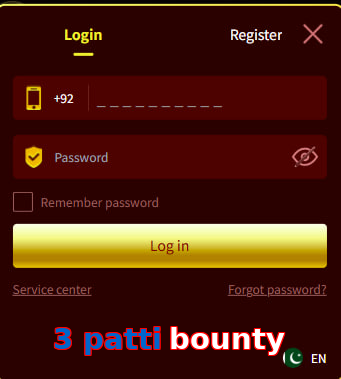 3 Patti Bounty login preview